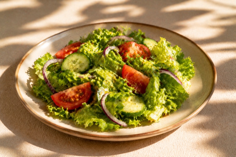 Ensalada verde con verduras